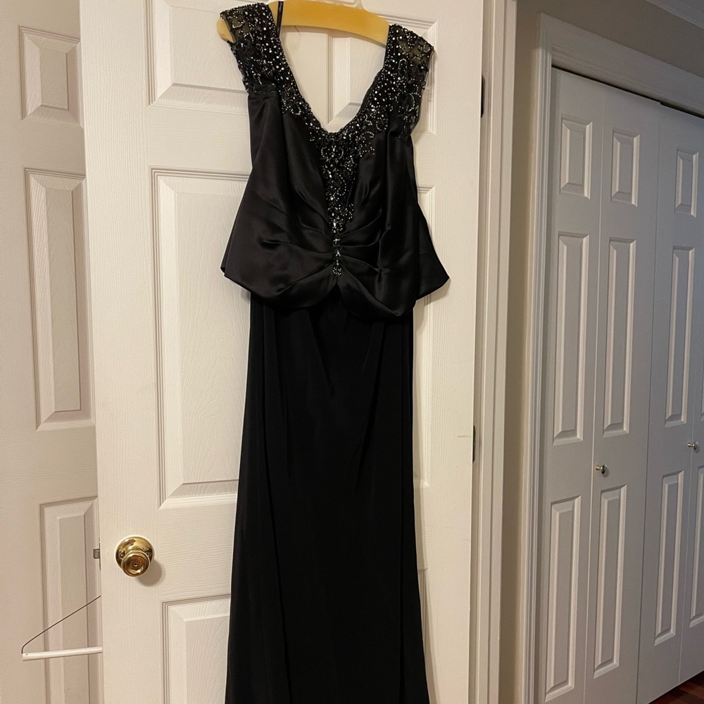 Montage by Mon Cheri black gown